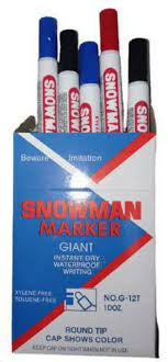 Snowman Markers (Pack of 10 Dozens)